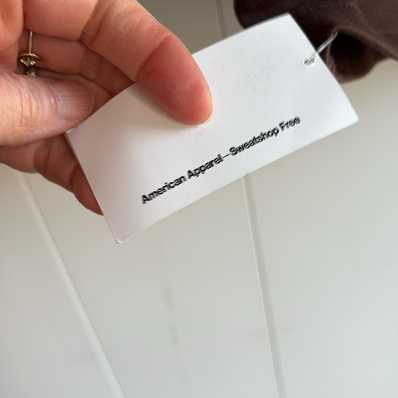 American Apparel Brown and Teal Stretchy Knit Skirt Size M / L - Picture 3 of 7